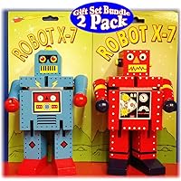 The Original Toy Company Robot X-7 Bendable Wooden 6.5