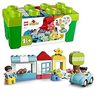 LEGO DUPLO Classic - Caja de Ladrillos, Juguete de Construcción Educativo, Incluye Bloques de Construcción de Colores y Caja de Almacenaje (10913) , color/modelo surtido