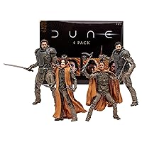 McFarlane Toys - Dune: Part Two Gurney Halleck Paul Atreides Chani Stilgar 4pk, Gold Label, Amazon Exclusive