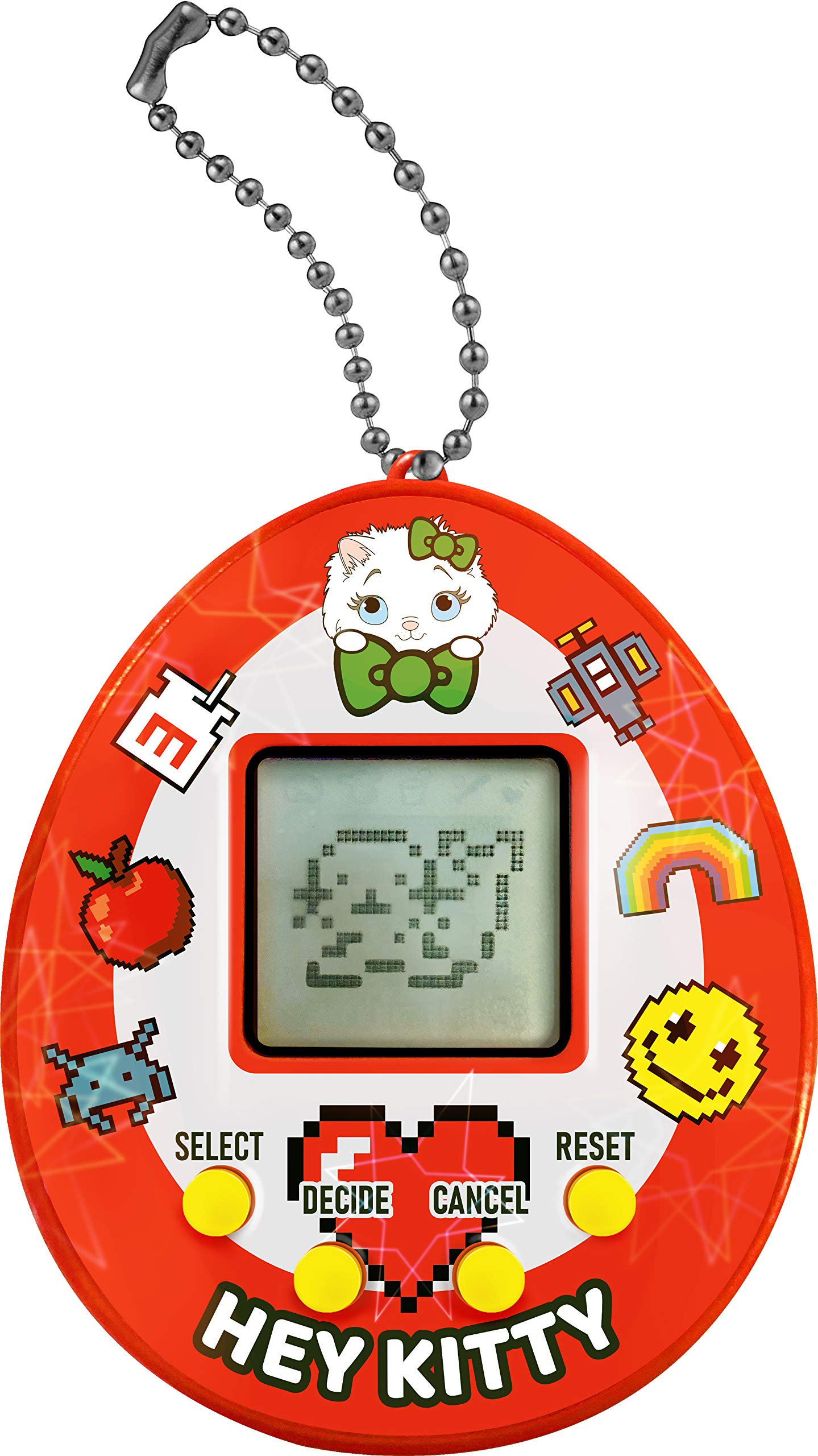 Hey Kitty Virtual Pet for Kids Nano Pet Toy Electronic Pet Digital Animal Games Keychain168 in 1, Kitty Dogs Panda T-Rex and Other Pets Baby Cat Unicorn Dinosaur Nostalgic Adults