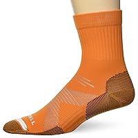 Merrell Men's and Women's Trail Running Lightweight Socks-Unisex Anti-Slip Heel and Breathable Mesh Zones