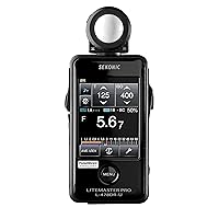 Sekonic L-478DR-U Pocket Wizard Lightmeter With Exclusive USA Radio Frequency And Exclusive 3-Year Warranty,Black,401-477
