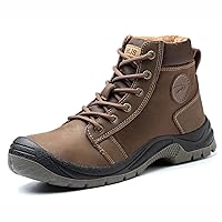 Steel Toe Boots for Men and Women, Work Safety Lightweight Sneaker Industrial and Construction Breathable Shoes