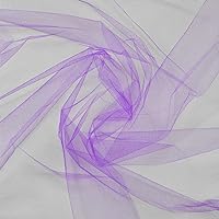 Expo International Decorative Matte Tulle Fabric Bolt of 54 inch X 40 Yards | Purple