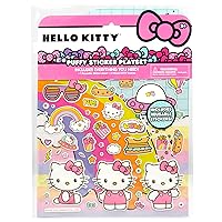 Hello Kitty Puffy Sticker Playset, Includes Over 50 Hello Kitty Reusable Book Stickers, Sanrio Sticker Book, Reusable Sticker Book, Hello Kitty Toys, Kids Stickers, Toddler Activity Book
