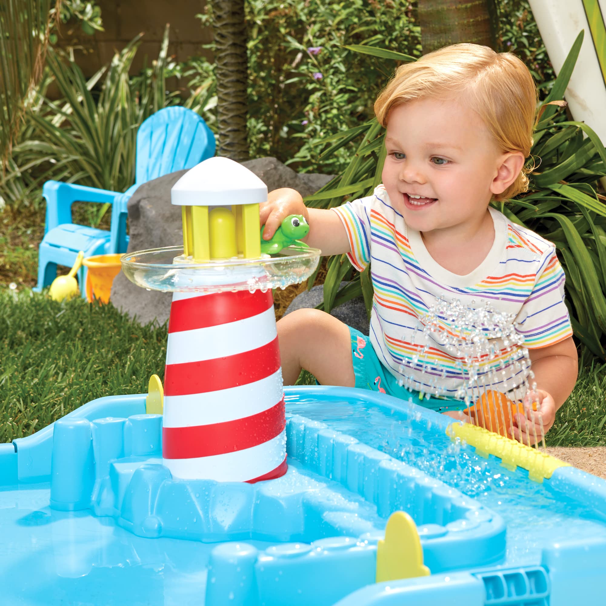 Little Tikes Splash Beach Water Table Splash Pad for Kids, Boys, Girls Ages 2+ Years