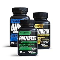 Ultimate Edge Stack | DIM 3X, Testodren & CortiSync Bundle | Support Muscle Growth | Reduce Stress | Made in USA