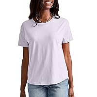 Hanes Women's Originals Oversized T-Shirt, Cotton Crewneck Tee for Women, Plus