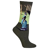Women's Fun Famous Paintings Crew Socks-1 Pair Pack-Cool & Artistic Gifts