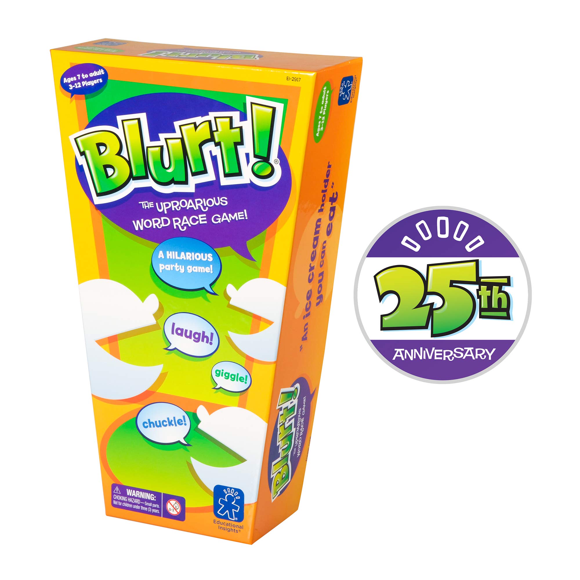 Educational Insights Blurt! Word Game, Board Game for 3-12 Players, Family Game, Ages 7+