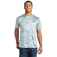 Mens CamoHex Tee, Large, White