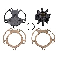 Quicksilver 59362A4 Sea Water Pump Impeller Replacement Kit for Bravo I, II and III with Two-Piece Pump Body