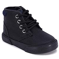 Nautica Kids Chukka Boots with Lace-Up and Zipper Ankle Bootie Design | Boys-Girls | Dress Shoes | Size for Toddler & Little Kids