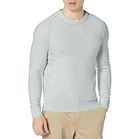 BOSS Men's Brand Embroidered Wool Blend Sweater in Reverse Knit