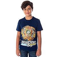 Beyblade Burst Boys' Wizard Fafnir Spinner Top Kids Short Sleeve T-Shirt Tee