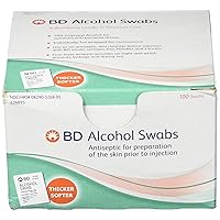 Alcohol Swabs 100 Each White
