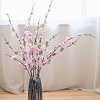 Cherry Blossom Branches, Faux Silk Artificial Flowers Plum Decoration Tree 47