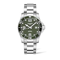 Longines orologio uomo HydroConquest Verde 41 mm Automatic Acciaio L3.781.4.06.6, Bracelet