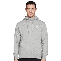 Nike BV2649 Men's Sweatshirt, Full Zip Hoodie, Club French Terry Full Zip Hoodie