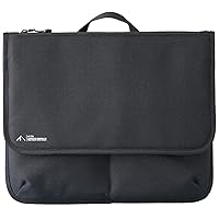 LIHIT LAB Laptop Sleeve with Pockets, 14.2 x 1 x 11.5, Black (A7768-24)