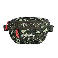 Eddie Bauer Stowaway Packable Waistpack-Made from Ripstop Polyester with 2 Secure Zip Pockets