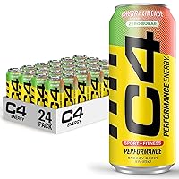 C4 Original Sugar Free Energy Drink 16oz (Pack of 24) | Cherry Limeade | Pre Workout Performance Drink with No Artificial Colors or Dyes
