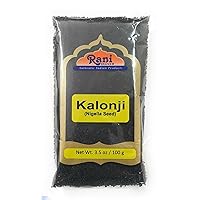 Rani Kalonji (Black Seed, Nigella Sativa, Black Cumin) Seeds 3.5oz (100g) ~ All Natural | Gluten Friendly | NON-GMO | Vegan | Indian Origin