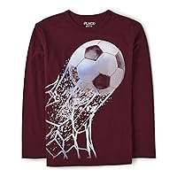 Baby Boys' Long Sleeve Sports Graphic T-Shirt
