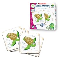 The Learning Journey My First Memory Game - Ocean Memory - 20 Card Matching Memory Game - Educational Toddler Gifts for Boys & Girls Ages 2 and Up, Multicolor