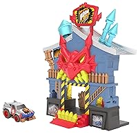 Fireworks Factory - 3 in 1 Transforming Playset - Rip, Race, Explode | Includes Exclusive Collectible Car - Thrilling Fun, Engaging Play