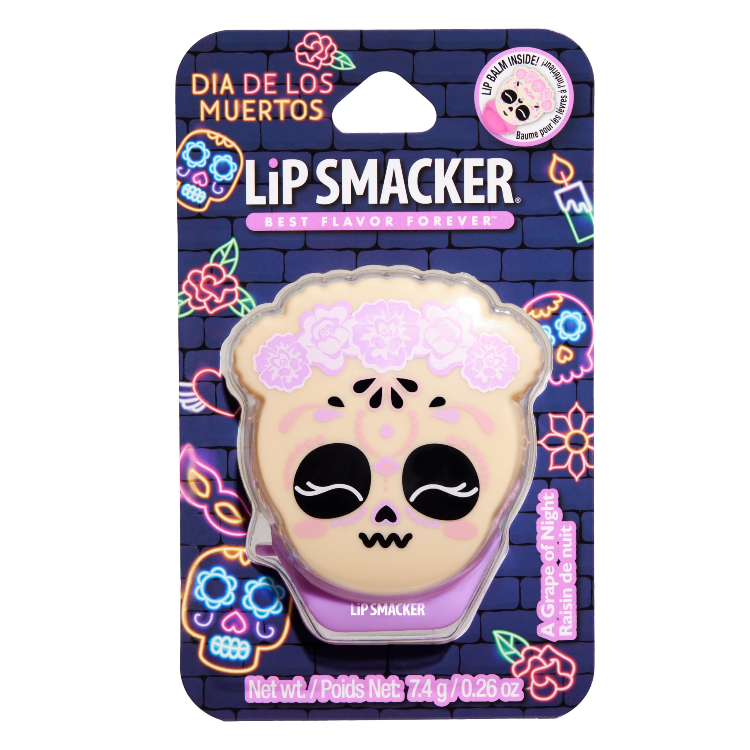 Lip Smacker Day of the Dead Lip Balm - A Grape of Night