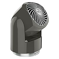Vornado Flippi V10 Compact Oscillating Air Circulator Fan, Graphite Gray