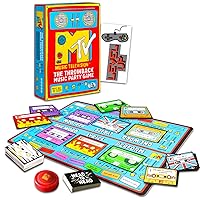 MTV Music Trivia Game for Adults, Teens, Kids - MTV Throwback Music Party Game Bundle with Game Control Stickers | Music Quiz Card Game