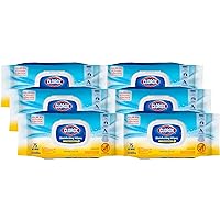 Clorox Disinfecting Wipes, Cleaning Wipes Flex Pack, Lemon Scent, 75 Ct, Pack of 6 (Pack May Vary)