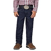 Wrangler Boys' Little Cowboy Cut Active Flex Original Fit Jean, Prewashed Indigo, 2T Slim