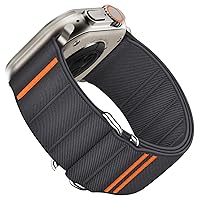 Suitisbest Sport Bands Compatible with Apple Watch Ultra Band 49mm 45mm 44mm 42mm 38mm 40mm 41mm Men Women, Stretchy Nylon Sport Loop Strap with S-Hook for iWatch Series Ultra SE 9 8 7 6 5 4 3 2 1