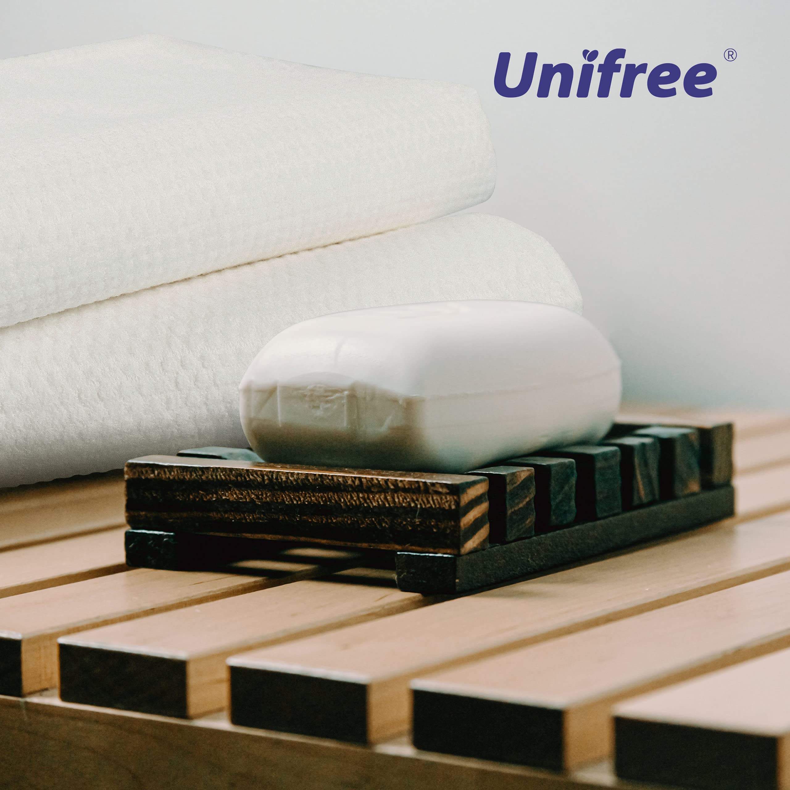 UNIFREE Disposable Bath Towels 丨Camping Towel I Gym Towel I Barber Towel 20 Count, Individually Packed, Large Size 27.5 by 55 inches (27.5“x55”)
