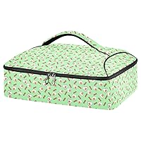 Potluck Casserole Tote Kawaii-green-eggs-bacon Casserole Carrier Lunch Tote Food Carrier