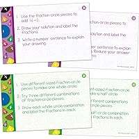 Really Good Stuff Fraction Circles Task Cards - 22 Cards