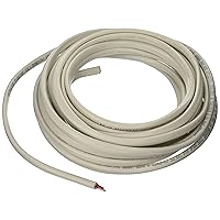 Woods 63946821 25' 14-3 NMW/G Wire, White, 25 Foot
