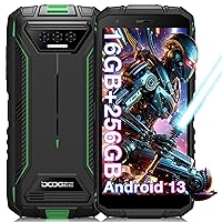 DOOGEE S41 MAX Rugged Smartphone 2024, 16GB + 256GB/SD 1TB Rugged Phone Android 13, 6300mAh Rugged Cell Phone, 5.5