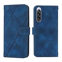 Mobile cover, Compatible with Sony Xperia 1 V Card Slot Case, PU Leather Strap Wristlet Flip Case with Magnetic Closure and Kickstand Compatible with Women Wallet Case Fashion Wallet Crossbody Bag ( C