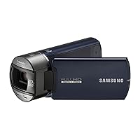 Samsung HMX-Q10 HD Camcorder Ultra Compact with 10x Optical Zoom (Dark Blue)