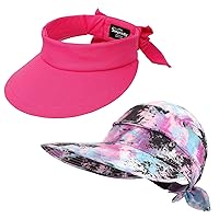 Simplicity Sun Hat for Women UPF 50+ UV Sun Protective Wide Brim Beach Visor Hat