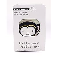 Hello You, Hello Me: Baby's First Mirror Book - soft and crinkly pages, printed on organic cotton (Wee Gallery)