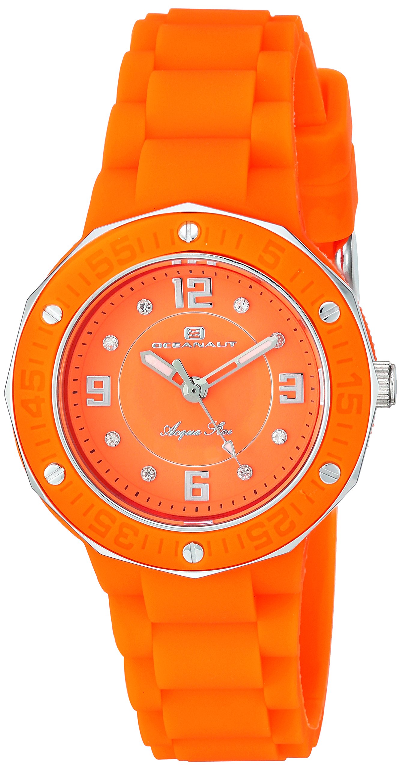 Oceanaut Women's OC0435 Acqua Star Analog Display Quartz Orange Watch