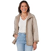 Democracy Women's Long Sleeve Quilted Jacket