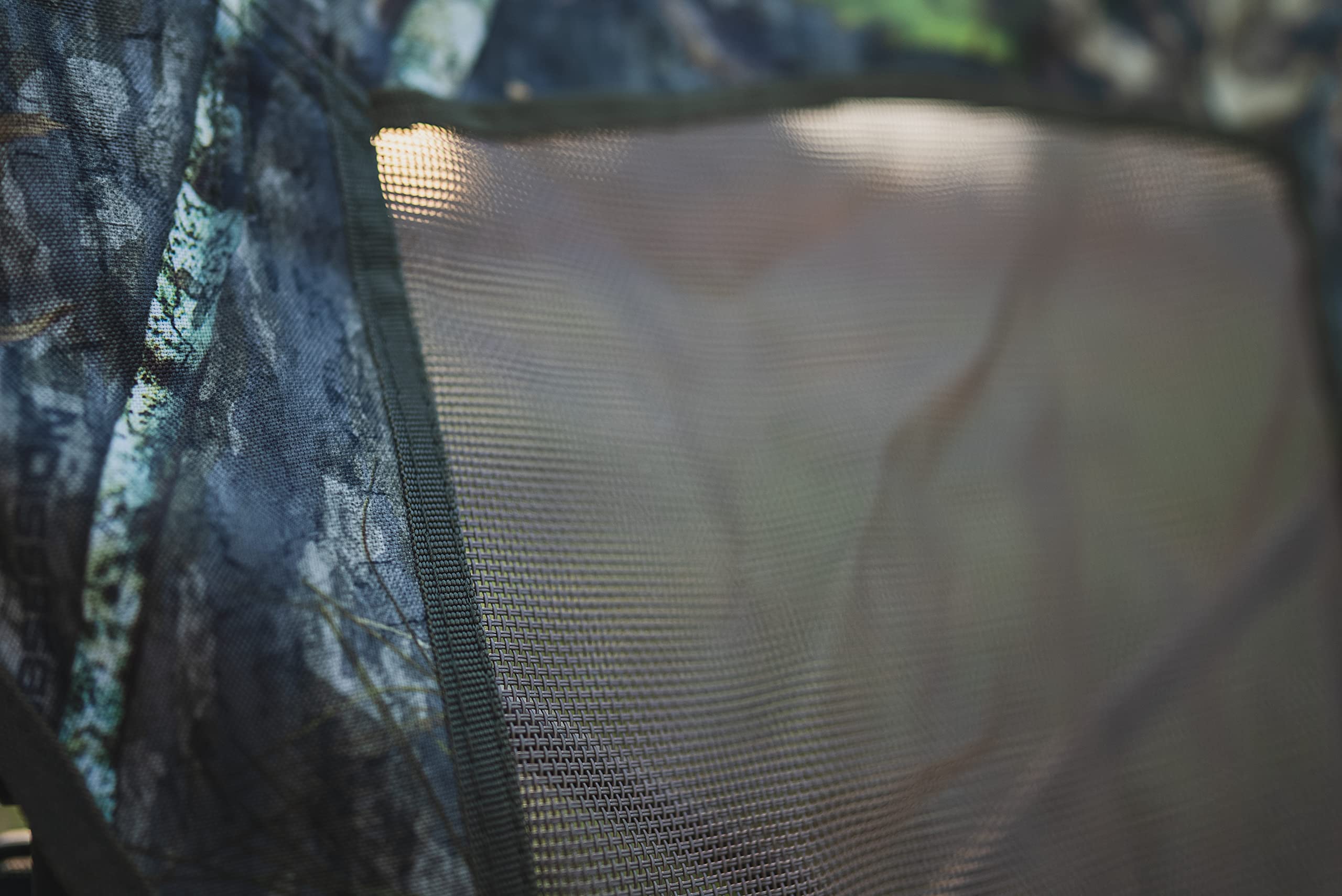BOG Low Profile Turkey Ground Blind Chair with Rugged Construction, Aluminum Frame, Extended Seat Area, Quiet Setup, Breathable Textilene Fabric, and Carry Bag for Hunting, Shooting, and Outdoors