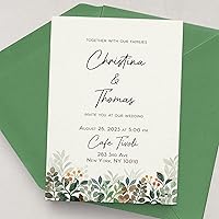 Wedding Website Card with QR Code, 4x3inch Cards, Personalized Wedding Invitation Suite, Spring Invitation Kit, Garden Flowers, Website Enclosure Card (Website)