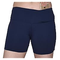 Women UPF50+ Board Shorts Swimsuit Hot Pants Pocket Bathing Swim Suit Rash Guard Bottom (RM3HP)